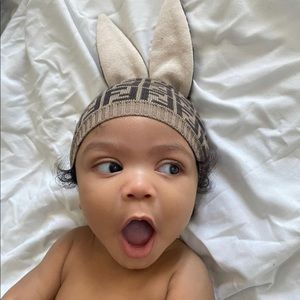 Fendi bunni beanie